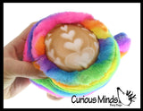 Coffee Cup Plush Toy - Cute Latte Mug Stuffed Animals - Adorable Cafe Decor Theme Gift Coffee Art
