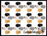 Cute Cat 6" Cube Cat Chunky Plush Stuffed Animals - Adorable Soft and Cuddly Mini Animal Plushie Plushy