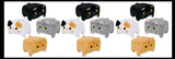 Cute Cat 6" Cube Cat Chunky Plush Stuffed Animals - Adorable Soft and Cuddly Mini Animal Plushie Plushy