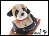 NEW - Cute Cat and Dog Pet in Bed Stuffed Animal Plush Toy - Adorable Stuffie with Pet Bed