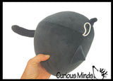 Cute Dumpling Cat Chunky Plush Stuffed Animals - Adorable Soft and Cuddly Mini Animal Plushie Plushy