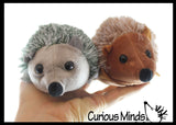 Hedgehog Plush Animal - Stuffed Toy Hedge - Adorable Stuffie Plushie