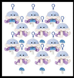Cute Rumble Vibrating Jellyfish Plush Stuffed Animals- Adorable Clip on Plushy Toy