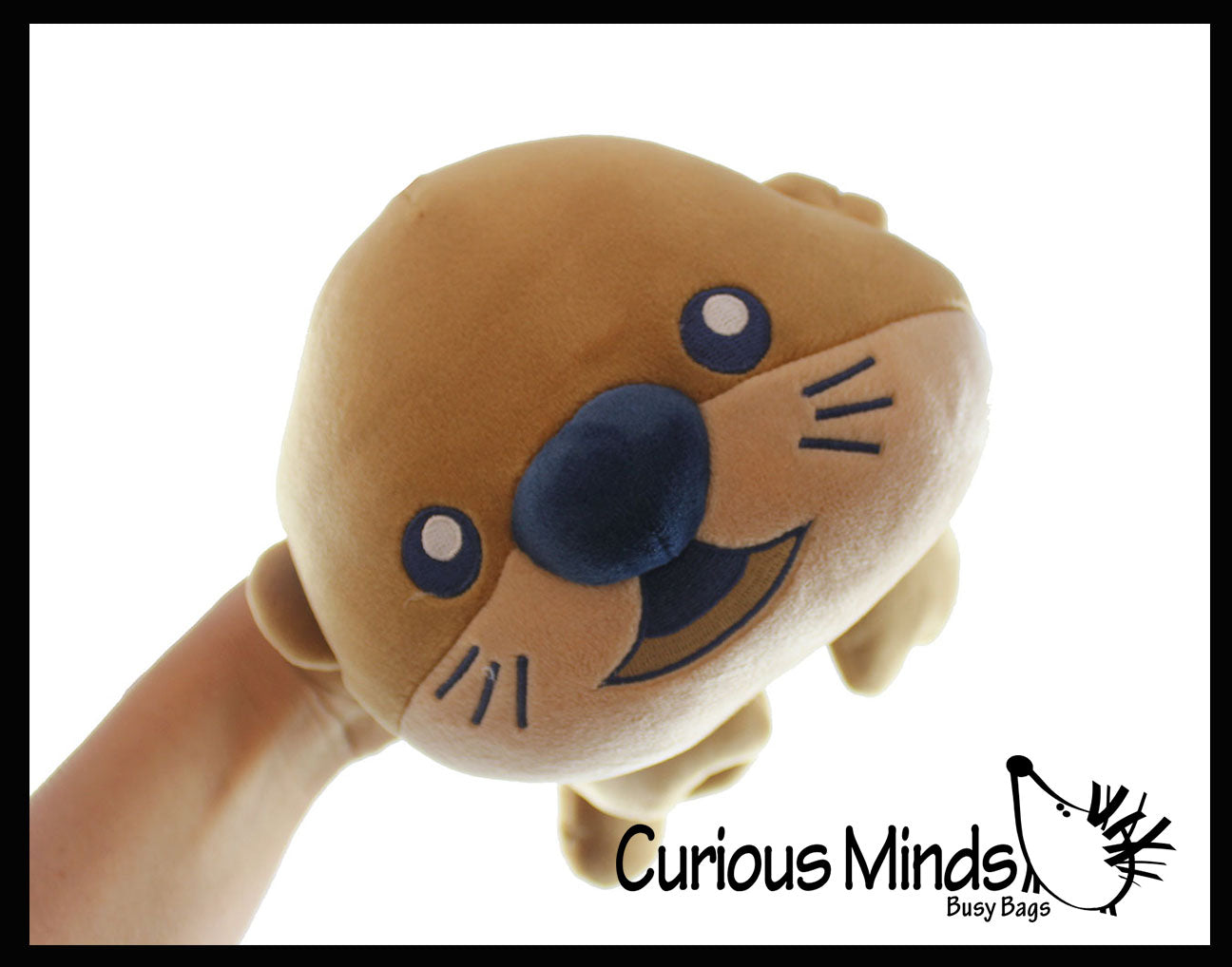 Plush Sea Otter Stuffed Animal Toy Soft Squishy Sea Aquatic Animal Curious Minds Busy Bags