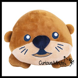 Plush Sea Otter Stuffed Animal Toy - Soft Squishy Sea Aquatic Animal