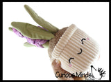 Plush Plant - Potted Succulent Cactus - Cute Artificial Home Decor - Cute Stuffed Animal