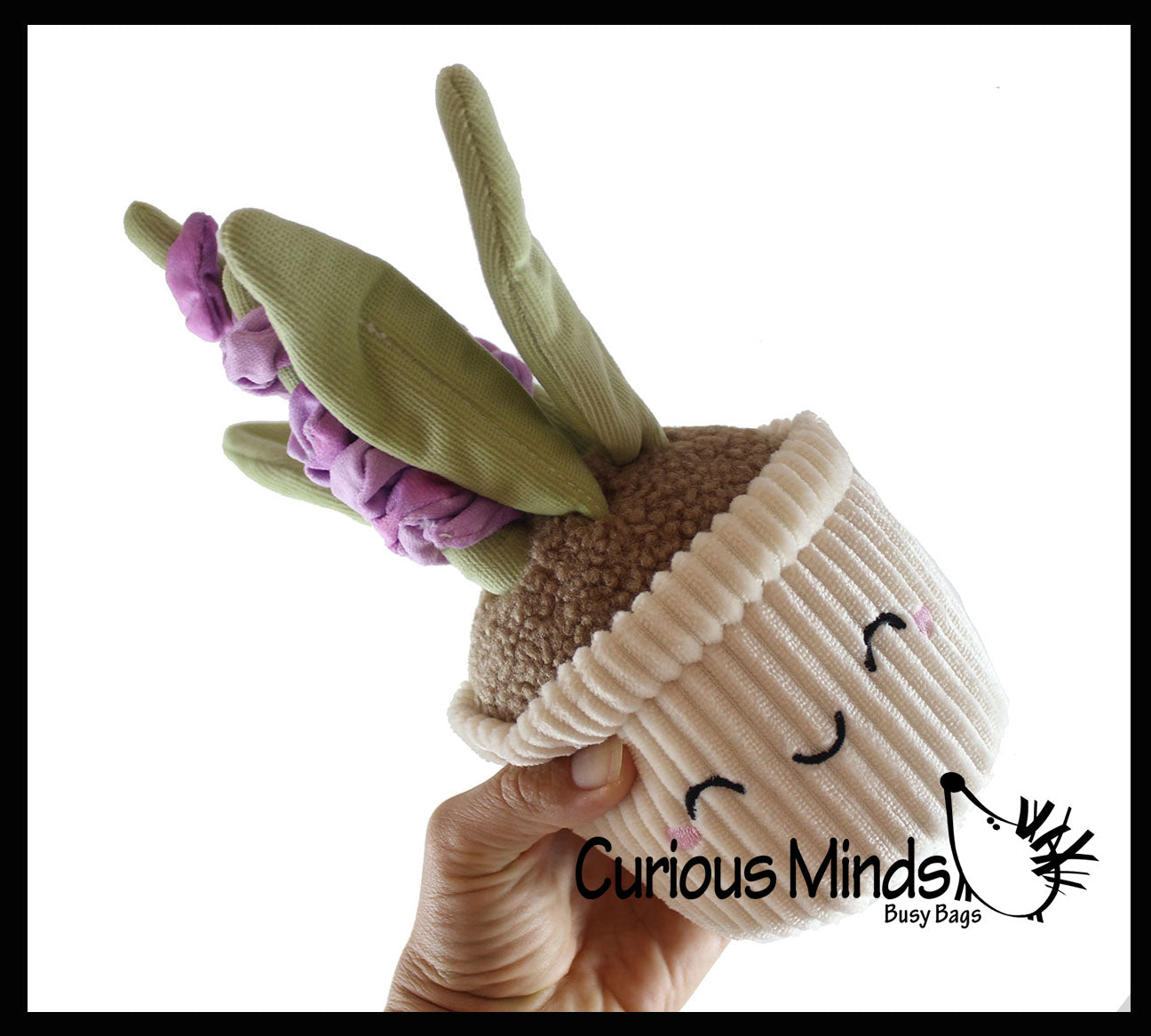 succulents in easter bunny bag 1 RANDOM Succulant/cactus Plush Plant - Potted Succulent Cactus