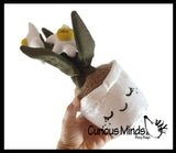 Plush Plant - Potted Succulent Cactus - Cute Artificial Home Decor - Cute Stuffed Animal
