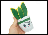 Plush Plant - Potted Succulent Cactus - Cute Artificial Home Decor - Cute Stuffed Animal (Copy)