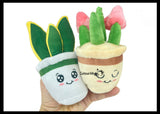 Plush Plant - Potted Succulent Cactus - Cute Artificial Home Decor - Cute Stuffed Animal (Copy)