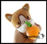 Plush Animals Drinking Bubble Tea Drink Water Bead Filled Squeeze Stress Balls - Sensory, Stress, Fidget Toy Bubble Blow