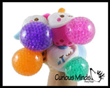 Plush Bubble Tea Drink Water Bead Filled Squeeze Stress Balls - Sensory, Stress, Fidget Toy PBJ Bubble Blow