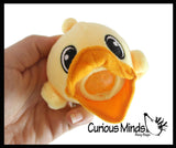 Plush Duck Farm Animal Water Bead Filled Squeeze Stress Balls - Sensory, Stress, Fidget Toy PBJ Bubble Blow Duckie