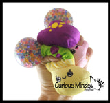 Plush Mushroom Water Bead Filled Squeeze Stress Balls - Sensory, Stress, Fidget Toy  Bubble Blow Fungus Shroom