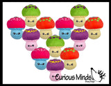 Plush Mushroom Water Bead Filled Squeeze Stress Balls - Sensory, Stress, Fidget Toy  Bubble Blow Fungus Shroom