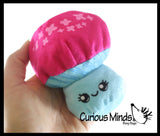 Plush Mushroom Water Bead Filled Squeeze Stress Balls - Sensory, Stress, Fidget Toy  Bubble Blow Fungus Shroom