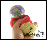 Plush Mushroom Water Bead Filled Squeeze Stress Balls - Sensory, Stress, Fidget Toy  Bubble Blow Fungus Shroom