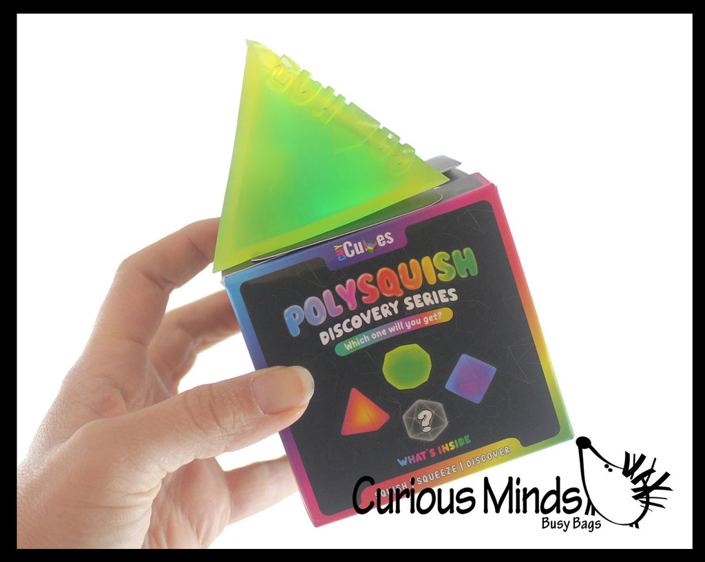 Polysquish Mystery Geometric Shape Sugar Stress Ball
