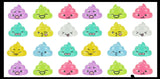 Cute Soft Poop Emoticon Figurines - Collectible Prizes and Rewards