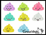 Cute Soft Poop Emoticon Figurines - Collectible Prizes and Rewards