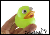 NEW - Eye Popping Rubber Duck - Cute Squeeze Toy - Fun Funny Gag Fidget - Unique OT Hand Strength, Fine Motor Ducky