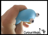 NEW - Eye Popping Rubber Duck - Cute Squeeze Toy - Fun Funny Gag Fidget - Unique OT Hand Strength, Fine Motor Ducky