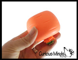 Bunny in a Carrot Adorable - Easter Peek a Boo Fidget - Cute Squeeze Toy - Fun Unique OT Hand Strength