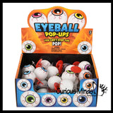 Eyeball Popper Guy - Pop Up Toy - Jumping  Popper Spring Launcher Toys - Cute Party Favors Halloween Eyeball
