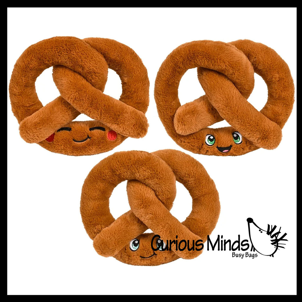 Pretzel Plush - Cute Stuffed Animal Carnival Junk Food Stuffie