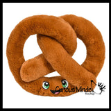 Pretzel Plush - Cute Stuffed Animal Carnival Junk Food Stuffie
