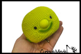 Blob Fish 4" Puffer Ball - Cute Small Novelty Toy - Party Favors - Air Filled Sensory Fidget Toys Ugly Fish