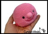Blob Fish 4" Puffer Ball - Cute Small Novelty Toy - Party Favors - Air Filled Sensory Fidget Toys Ugly Fish