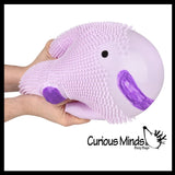 Blob Fish Jumbo 9" Puffer Ball - Cute Small Novelty Toy - Party Favors - Air Filled Sensory Fidget Toys Ugly Fish
