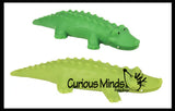 Alligator Puffer Ball - Air Filled Sensory Therapy Fidget Stress Balls - OT Autism SPD Gator Crocodile