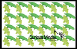 Alligator Puffer Ball - Air Filled Sensory Therapy Fidget Stress Balls - OT Autism SPD Gator Crocodile