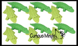 Alligator Puffer Ball - Air Filled Sensory Therapy Fidget Stress Balls - OT Autism SPD Gator Crocodile