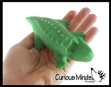 Alligator Puffer Ball - Air Filled Sensory Therapy Fidget Stress Balls - OT Autism SPD Gator Crocodile