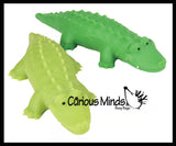 Alligator Puffer Ball - Air Filled Sensory Therapy Fidget Stress Balls - OT Autism SPD Gator Crocodile