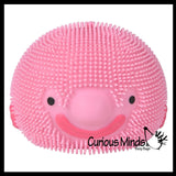 Blob Fish 4" Puffer Ball - Cute Small Novelty Toy - Party Favors - Air Filled Sensory Fidget Toys Ugly Fish