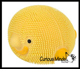 Blob Fish 4" Puffer Ball - Cute Small Novelty Toy - Party Favors - Air Filled Sensory Fidget Toys Ugly Fish