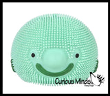 Blob Fish 4" Puffer Ball - Cute Small Novelty Toy - Party Favors - Air Filled Sensory Fidget Toys Ugly Fish