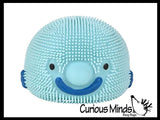 Blob Fish 4" Puffer Ball - Cute Small Novelty Toy - Party Favors - Air Filled Sensory Fidget Toys Ugly Fish