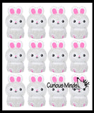 NEW - Puffer Bunny Rabbit - Small Air Filled Novelty Toy - Party Favors - Easter Gift
