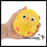 Easter Puffer Balls - Cute Air Filled Sensory Fidget Toy - Bunny, Chick, Lamb, Egg
