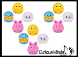 Easter Puffer Balls - Cute Air Filled Sensory Fidget Toy - Bunny, Chick, Lamb, Egg