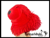 Shaggy Mop Dog Large 9" Puffer Ball - Sensory Therapy Fidget Stress Balls - OT Autism SPD