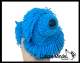 Shaggy Mop Dog Large 9" Puffer Ball - Sensory Therapy Fidget Stress Balls - OT Autism SPD