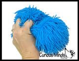 Shaggy Mop Dog Large 9" Puffer Ball - Sensory Therapy Fidget Stress Balls - OT Autism SPD