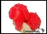 Shaggy Mop Dog Large 9" Puffer Ball - Sensory Therapy Fidget Stress Balls - OT Autism SPD