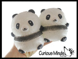 Panda Bear Puffer Ball - Air-Filled Soft Sensory Therapy Fidget Stress Balls Cute Pet - OT Autism SPD